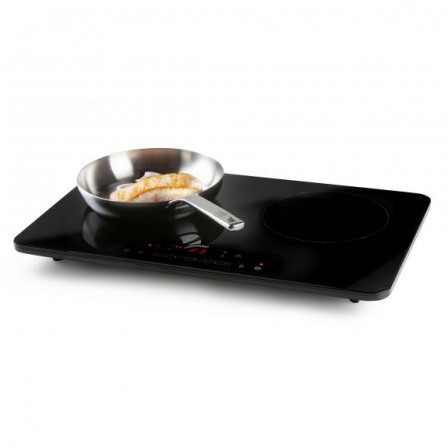 INDUCTION DO333IP 2*ZONE 3500W POSABLE NOIR DOMO