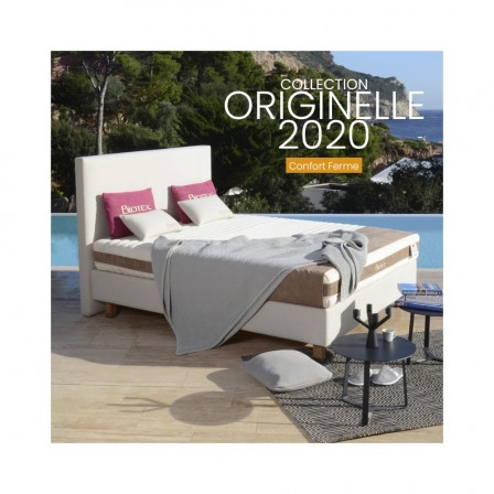MATELAS BIORIGINE 160X200 MOUSSE VISCO+HR BIO COTON BIOTEX