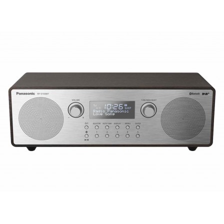 RADIO RF-D100BTEGT 10W LCD DAB+ BLUETOOTH ALU BOIS PANASONIC