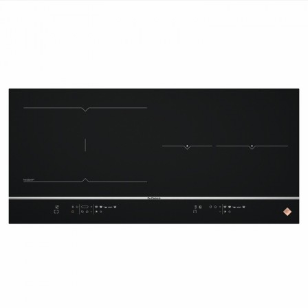 INDUCTION DPI7766XP 4*ZONE DONT 1*LIBRE 90CM NOIRE DE DIETRICH