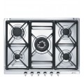 PLAQUE SE70SGH-5  5*GAZ 70CM INOX SMEG