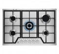 PLAQUE KGS7536SX 5*GAZ DONT 1*WOK 74CM INOX ELECTROLUX