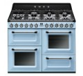 CUISINIERE TR4110AZ 7*GAZ 2*FOUR 110CM BLEU AZUR SMEG