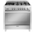 CUISINIERE GX960CQIX 5*GAZ 90CM FOUR GAZ INOX B GLEM