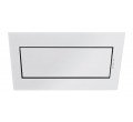 HOTTE QUASARV1411 VETRO 124425 800M3 90CM INCLINEE BLANC A FALMEC