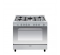 CUISINIERE GE960CBIX2 5*GAZ 90CM MULTI CATA INOX A GLEM