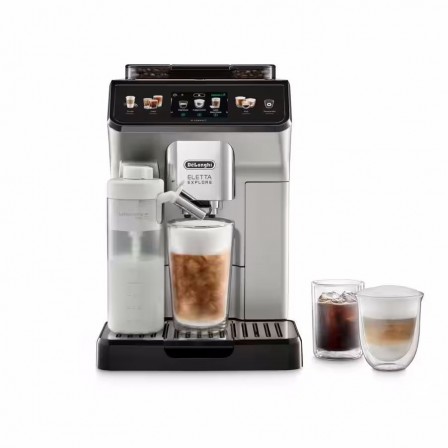ROBOT CAFE ECAM450 65 S 19*BAR ELETTA 1 8L LATTECREMA SILVER DE LONGHI VOIR OFFRE 