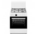 CUISINIERE SCG6MFCW 4*GAZ CATA BLANCHE SCHNEIDER