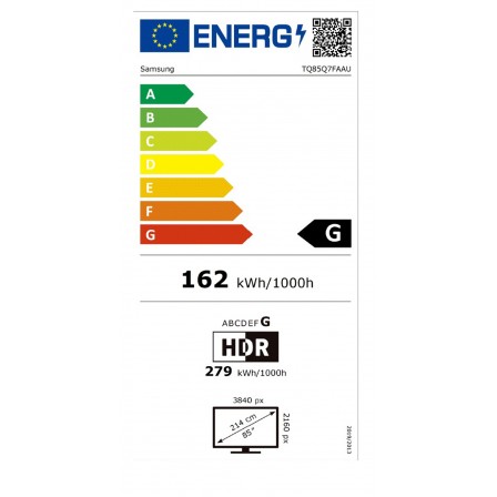 QLED 4K 214CM TQ85Q7F4AUXXC  SAMSUNG OFFRE 200€ 25 05