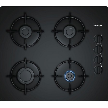 PLAQUE EO6B6PB10 4*GAZ VERRE NOIR SIEMENS