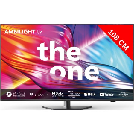 UHD 4K 109CM 43PUS8909 144HZ  AMBILIGHT 3 PHILIPS
