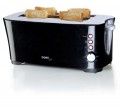 GRILLE PAIN DO961T 2*FENTES 1350W NOIR INOX DOMO