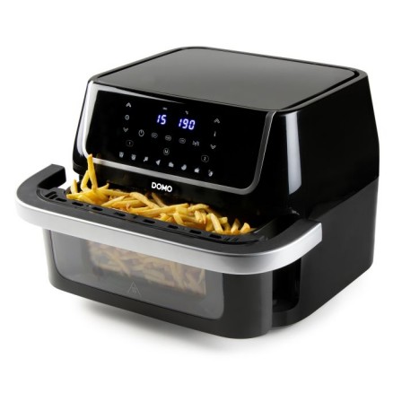 FRITEUSE AIR FRYER DO544FR  10L DIVISABLE 1800W AIR CHAUD NOIR DOMO