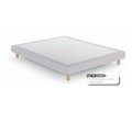 SOMMIER TAPISSIER LB RON09 TISSE  BEIGE  H15  160*200 BELHARRA