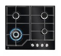 PLAQUE KGG64362K 4*GAZ VERRE NOIR ELECTROLUX