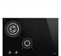 INDUCTION PM3743D 2*ZONE + 2*GAZ 75CM NOIR SMEG