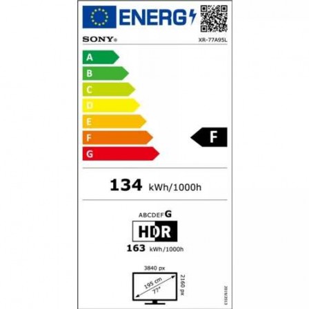 QD-OLED HDR 4K 195CM XR77A95LAEP 100HZ GOOGLE TV SONY