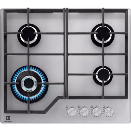 PLAQUE KGG64362S  4*GAZ VERRE SILVER ELECTROLUX