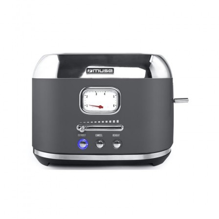 GRILLE PAIN MS120DG  2*FENTE 1000W GRIS-INOX MUSE