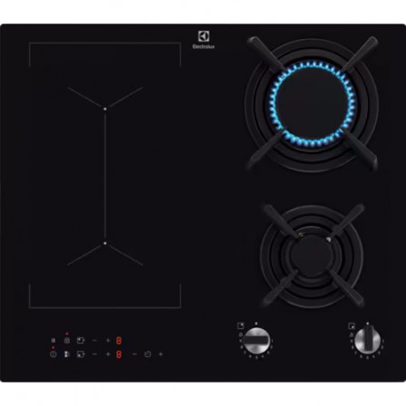 INDUCTION KDI641723K 2*ZONE BRIDGE+2*GAZ NOIR ELECTROLUX