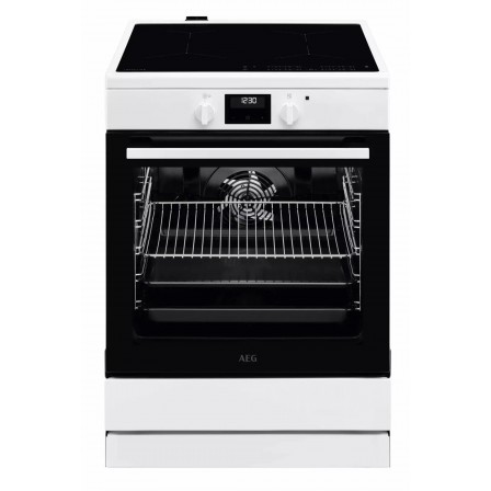 INDUCTION CIB6642ABW  4*ZONE STEAM BRAKE  MULTI EMAIL BLANCHE A+ AEG