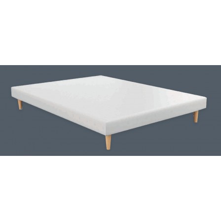 SOMMIER TAPISSIER BLANC H13 REF3LB 160*200  BELHARRA