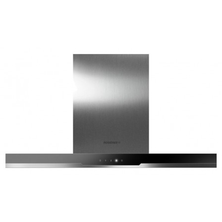 HOTTE RDSV985PN 622M3 90CM INOX VERRE NOIR A SUBLIME ROSIERES EXCLU WEB