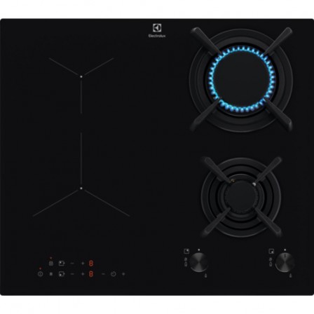INDUCTION KDI640713K 2*ZONE + 2*GAZ NOIR ELECTROLUX 