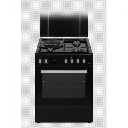 CUISINIERE SCG631CB 3+1 GAZ CATA NOIRE SCHNEIDER