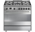 CUISINIERE BG91PX2 5*GAZ 90CM MULTI PYRO A INOX SMEG