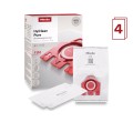 4*SACS ASPIRATEUR  HYCLEAN PURE ROUGE  FJM 3 5L 12421140 MIELE