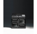 CUISINIERE TR4110BL1 7*GAZ 2*FOUR 110CM NOIRE SMEG