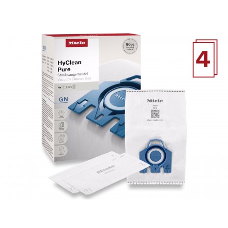  4*SACS ASPIRATEUR POCHE HYCLEAN PURE BLEU GN 4 5L   12421130 MIELE