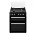 CUISINIERE SCG6DOB 4*GAZ CATA DOUBLE FOUR MULTI FONCTION  NOIRE SCHNEIDER