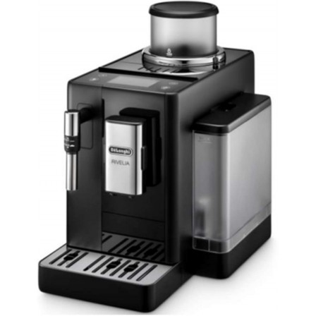 ROBOT CAFE FEB4435 B 19*BAR RIVELIA 1 4L TACTILE 2 BACS GRAIN NOIR DE LONGHI 