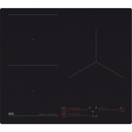 INDUCTION TI63IQ10IZ 3*ZONE 60CMS DONT 1*FLEX 7 4*KW SAPHIRMATT NOIRE AEG 