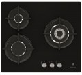 PLAQUE EGT6633NOK 3*GAZ VERRE NOIR ELECTROLUX