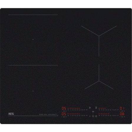 INDUCTION TI64IB10IZ 4*ZONE DONT 1*FLEX 7 4*KW SAPHIRMATT NOIRE AEG