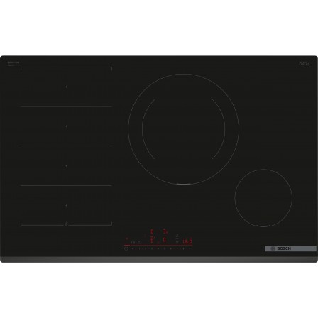 INDUCTION PXE831HC1E 4*ZONE DONT 1*FLEX 7 4*KW 80CM NOIRE BOSCH EXCLU