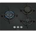 PLAQUE EP6A6CI10 3*GAZ VERRE NOIR SIEMENS